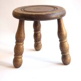 Tripod stool for wooden plant holder