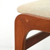 Pair of Vinatge Danish stools in teak