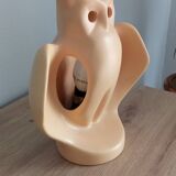 Vintage ceramic owl lamp from the 70s