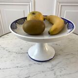 Compotier Terre de Fer Sarreguemines model "Capri" Casino early twentieth century