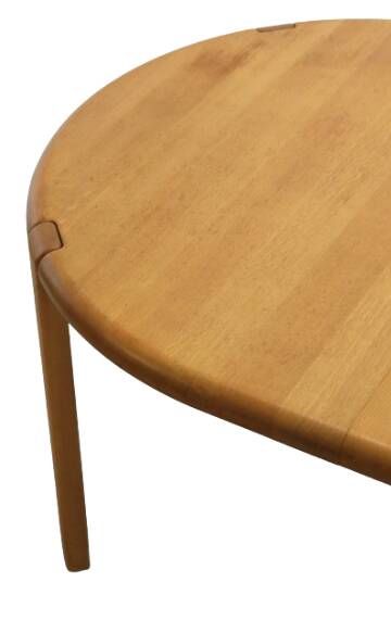 Niels Bach oval dining table 'Korshavn' - japandi / vintage / Danish design