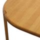 Niels Bach oval dining table 'Korshavn' - japandi / vintage / Danish design