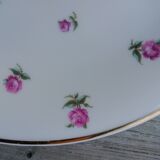 Round dish small roses