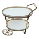 Vintage ivory and brass service