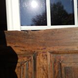 Old walnut door