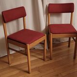 Set of 4 vintage Baumann chairs