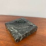 Vintage black marble ashtray, 1970