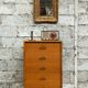 Commode, semainier, chiffonnier vintage de style scandinave