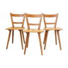 3-chair suite by Adolf Schneck 1940 vintage