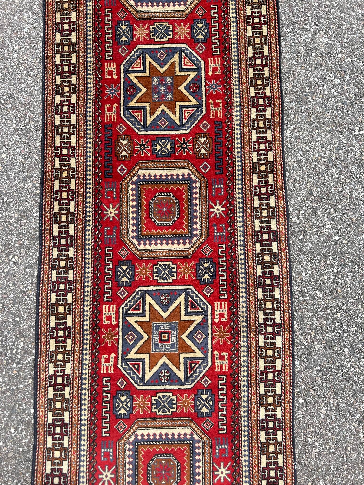 grand tapis de couloir persan