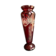 Baluster vase - cut blown crystal