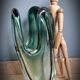 Vase Murano vert