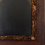 Portrait viellard - oil on panel