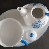 Teapot and cup on tray