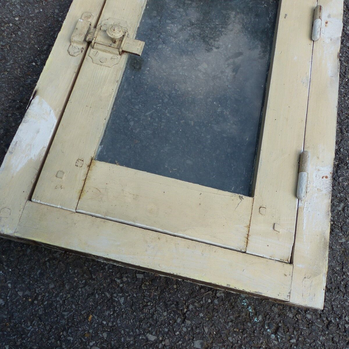 Skylight old wooden window dim L 39 cm x H 55 cm