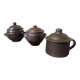 Norman pottery bowls and cups