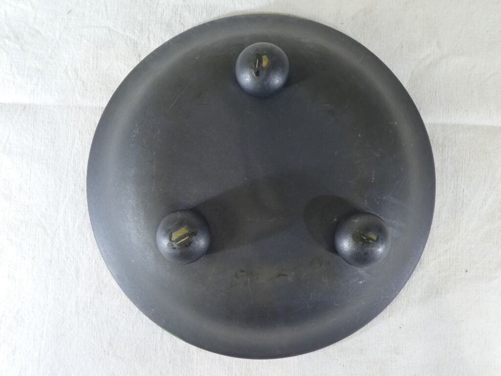 Fruit cup in black ceramic matte