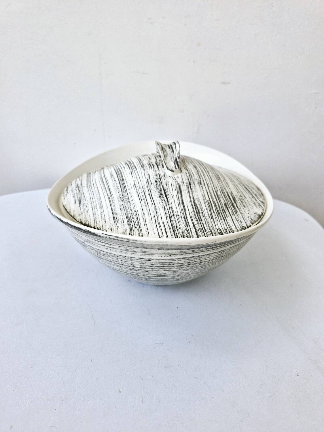 Vintage Vegetable Tureen 1960s Manufacture Salins Toledo Model