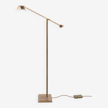 Hillebrand Halogen Bronze Floor lamp 1980s Germany