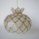 Suspension fleur vintage en nacre