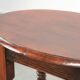 Table d'appoint ovale en chêne anglais antique du début du 20e siècle