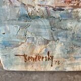Signed stranded boat from 1973