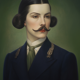 Portrait ancien - série “Les moustachu-e-s”