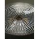 Ceiling lamp/wall lamp/suspension bronze/glass art deco glass signed HOLOPHANE PATENT