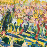 Spring, oil on plate, 87 x 71 cm
