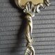 Bronze antique hand mirror
