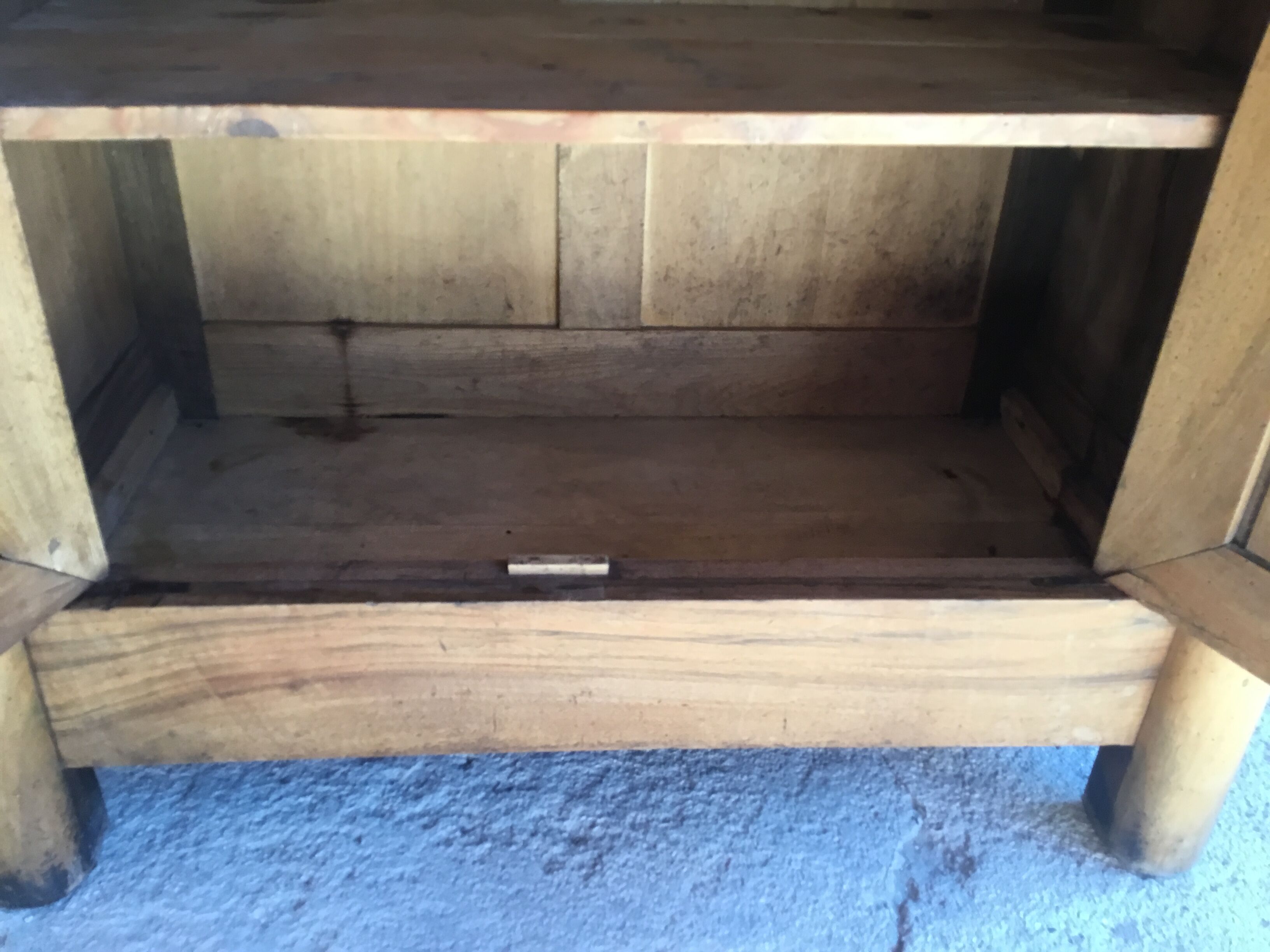 Empire cabinet with bronze ornamented columns