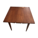 Table extensible en teck de style scandinave, années 60