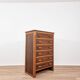 Commode en bois massif, années 50