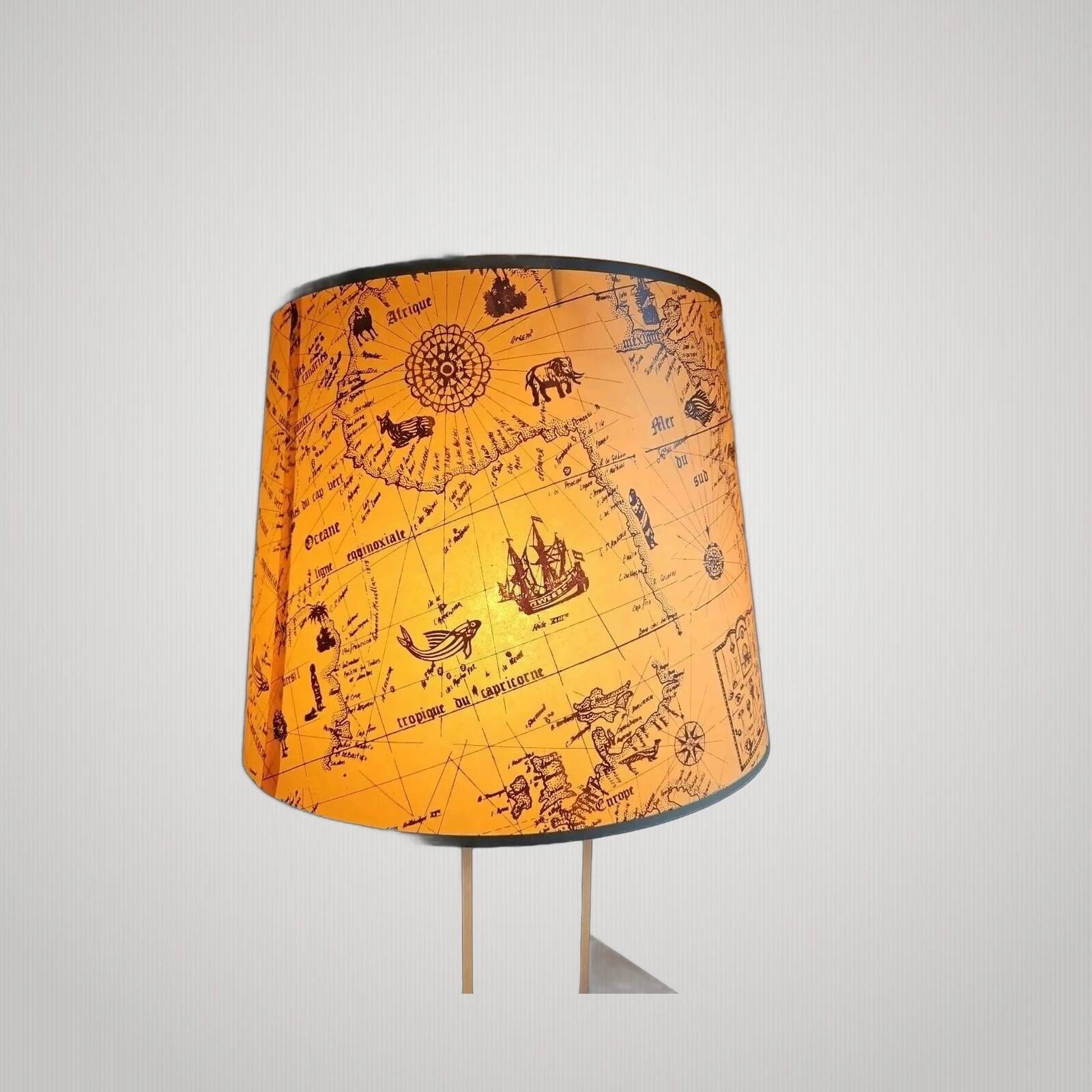 Large Brass and Black Lamp 1970s Dlg Maison Jansen Design and Elegance