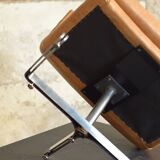 Leather armchair by Raphael Raffel for Apelbaum - France 1970