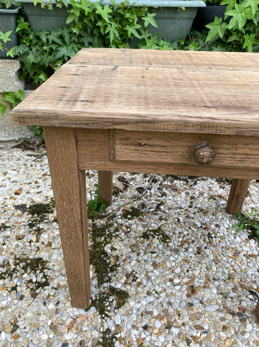 Small vintage farmhouse coffee table