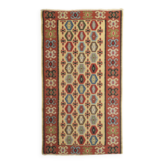 Tissé à la main coloré - Tapis Kilim