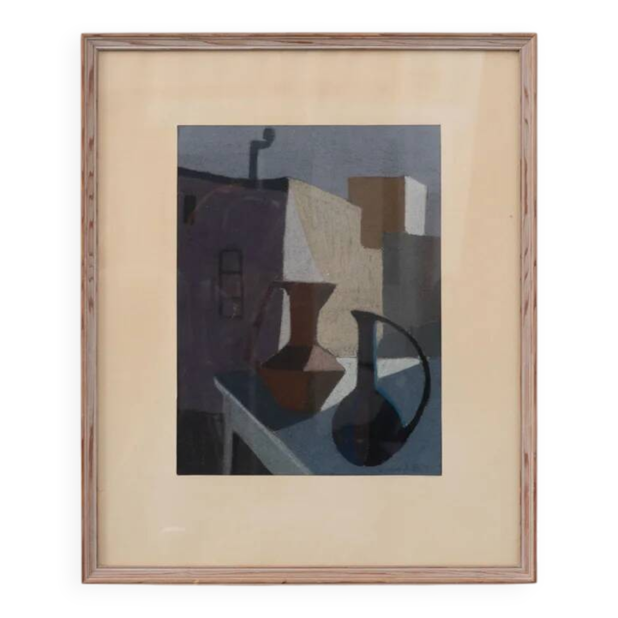Still life, pastel on paper, Carl Gunnar von Gegerfelt (1926 - 2012)