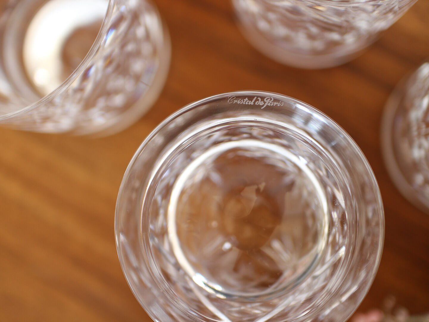 Whisky glasses in Cristal de Paris