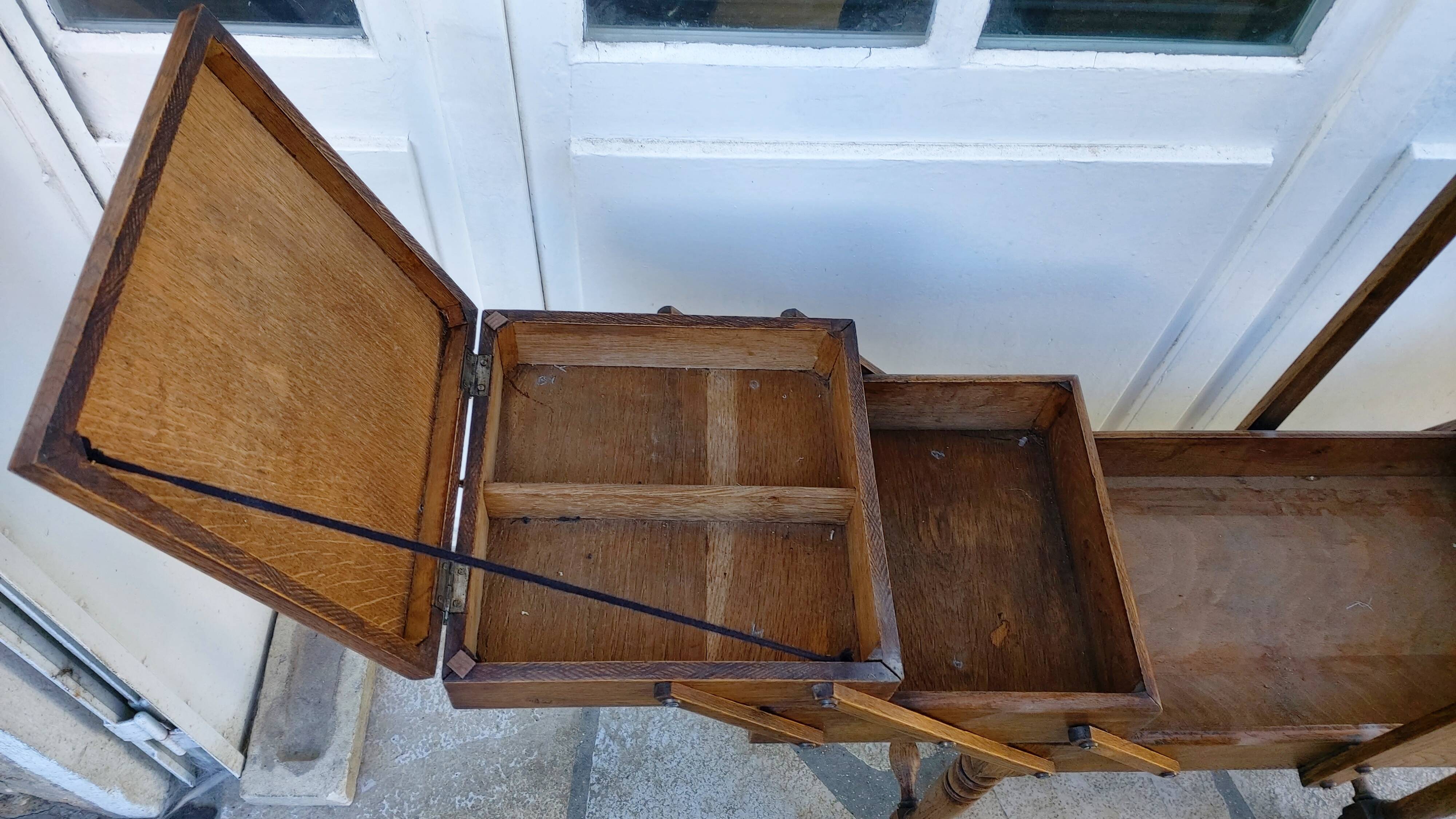 Vintage sewing worker