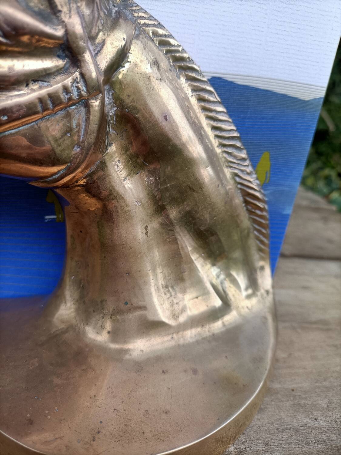 Serres Livres Laiton Cheval Vintage