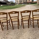 4 chairs mulched in ash