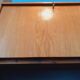 Wall-mounted oak desk from the 1950s.