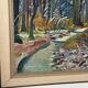Swedish Oil on Canvas – “Forest” by Eyvind Olesen – Dated 1957