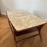 Scandinavian design teak coffee table 60s