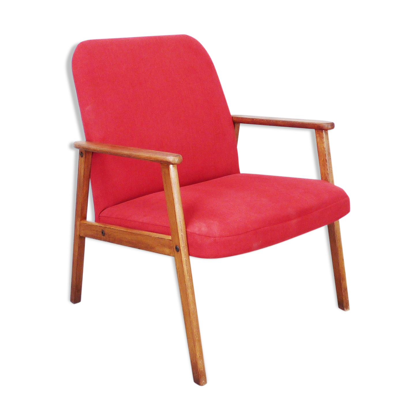 Red feet compass Chair wood