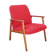 Red feet compass Chair wood