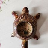 Bougeoir en fonte tortue vintage