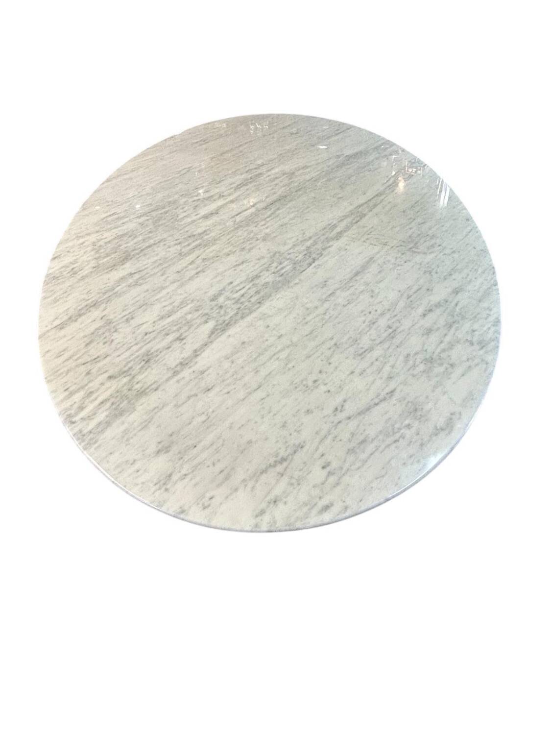 Large oval dining table Florence Knoll marble top L 2