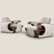 Pair of Art Deco armchairs